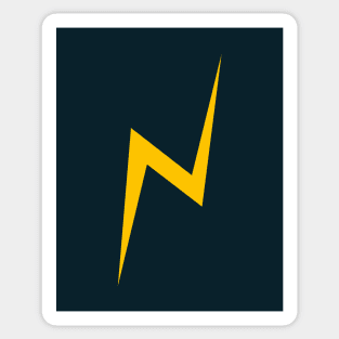 Lightning bolt (yellow) Sticker